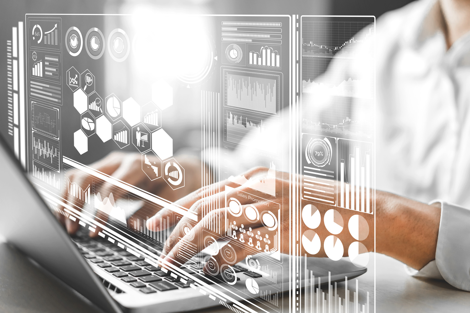 Data Analysis for Business and Finance Concept